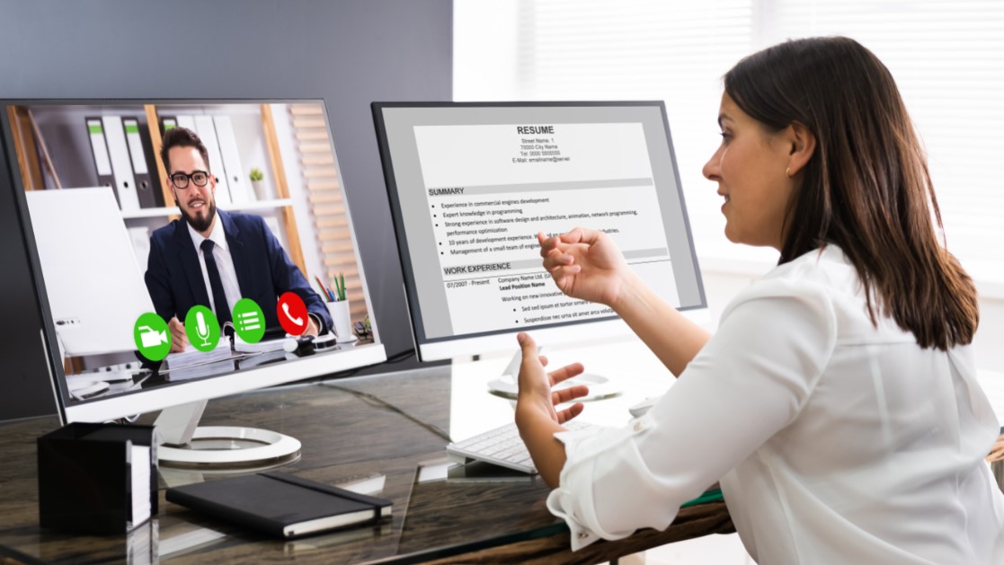 Online-Bewerbungsgespräch